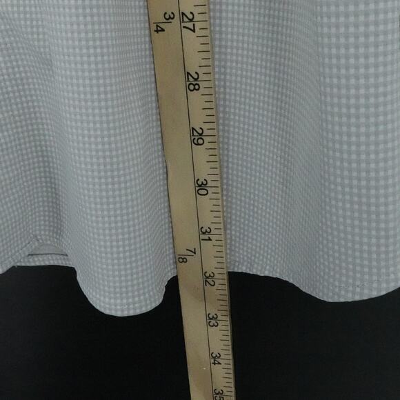 Mizzen + Main Shirt Mens 2XL Trim Fit Gray Spinnaker Collection Button Up USA - Picture 14 of 16